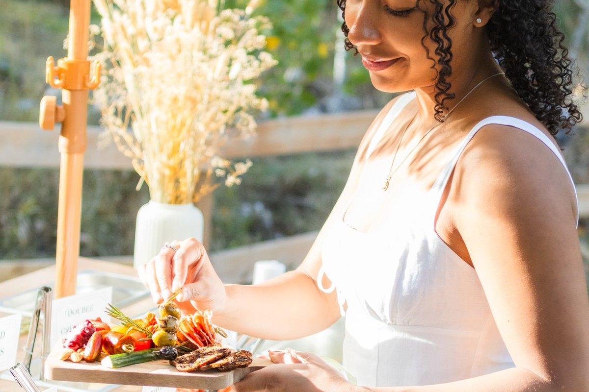 Behind the scenes catering preparation